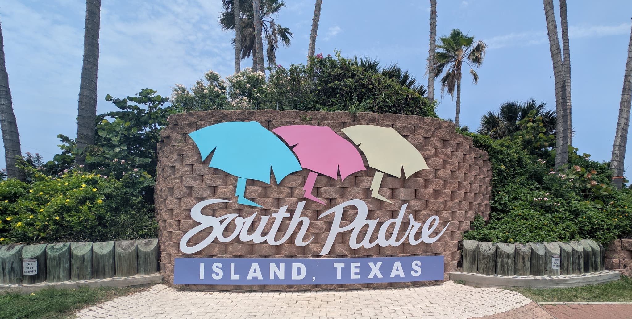 Welcome to South Padre Island sign